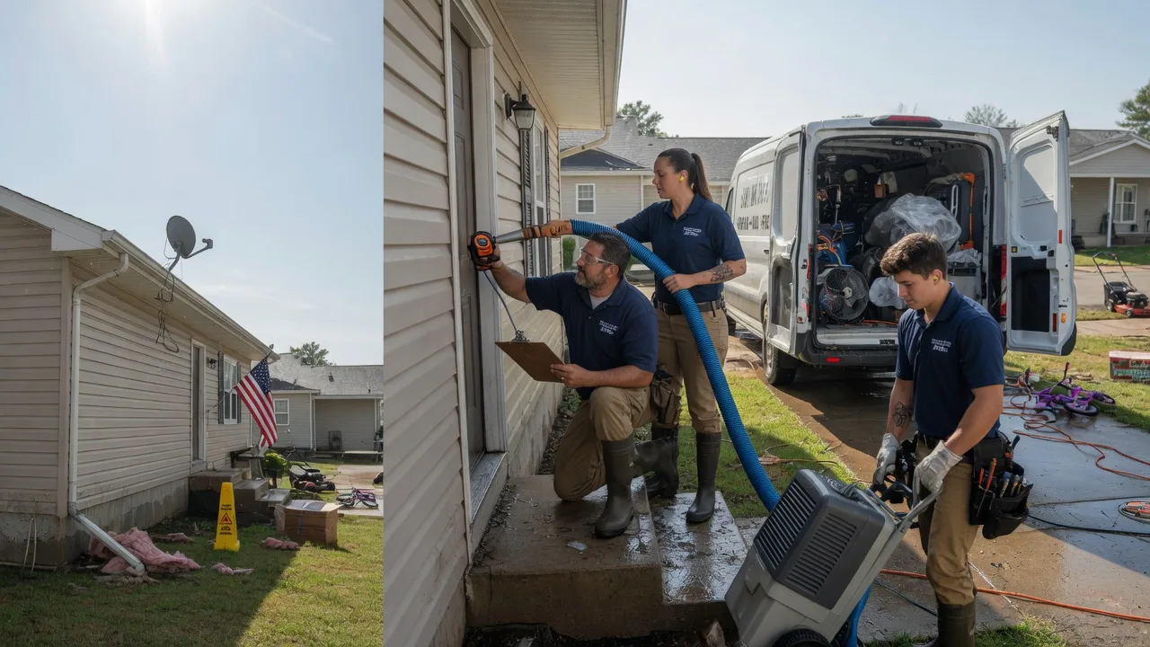 Ceiling Water Damage Restoration in Strathmore, CA near me